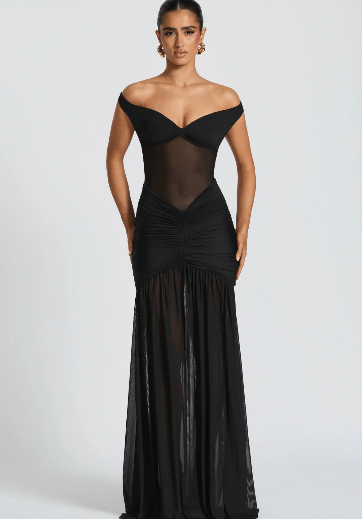 Velnoir™ Sculpté Virelle Dress - Velnoir™