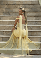 Velnoir™ Sculpté Virelle Dress - Velnoir™