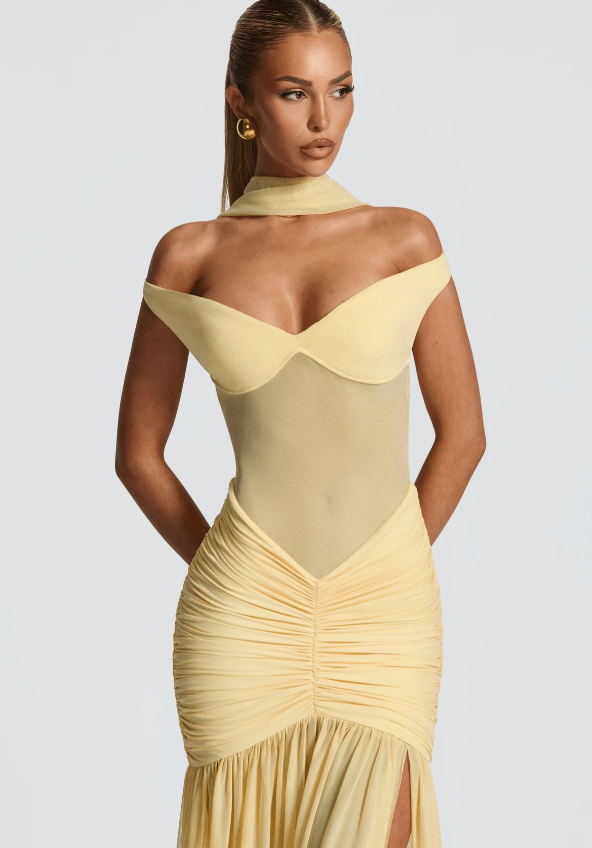 Velnoir™ Sculpté Virelle Dress - Velnoir™