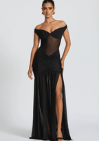 Velnoir™ Sculpté Virelle Dress - Velnoir™
