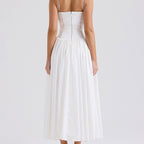 Velnoir™ Seraphina Corsage Midi Dress - Velnoir™