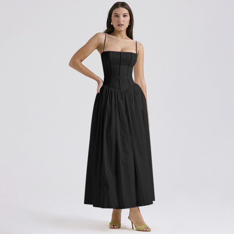 Velnoir™ Seraphina Corsage Midi Dress - Velnoir™
