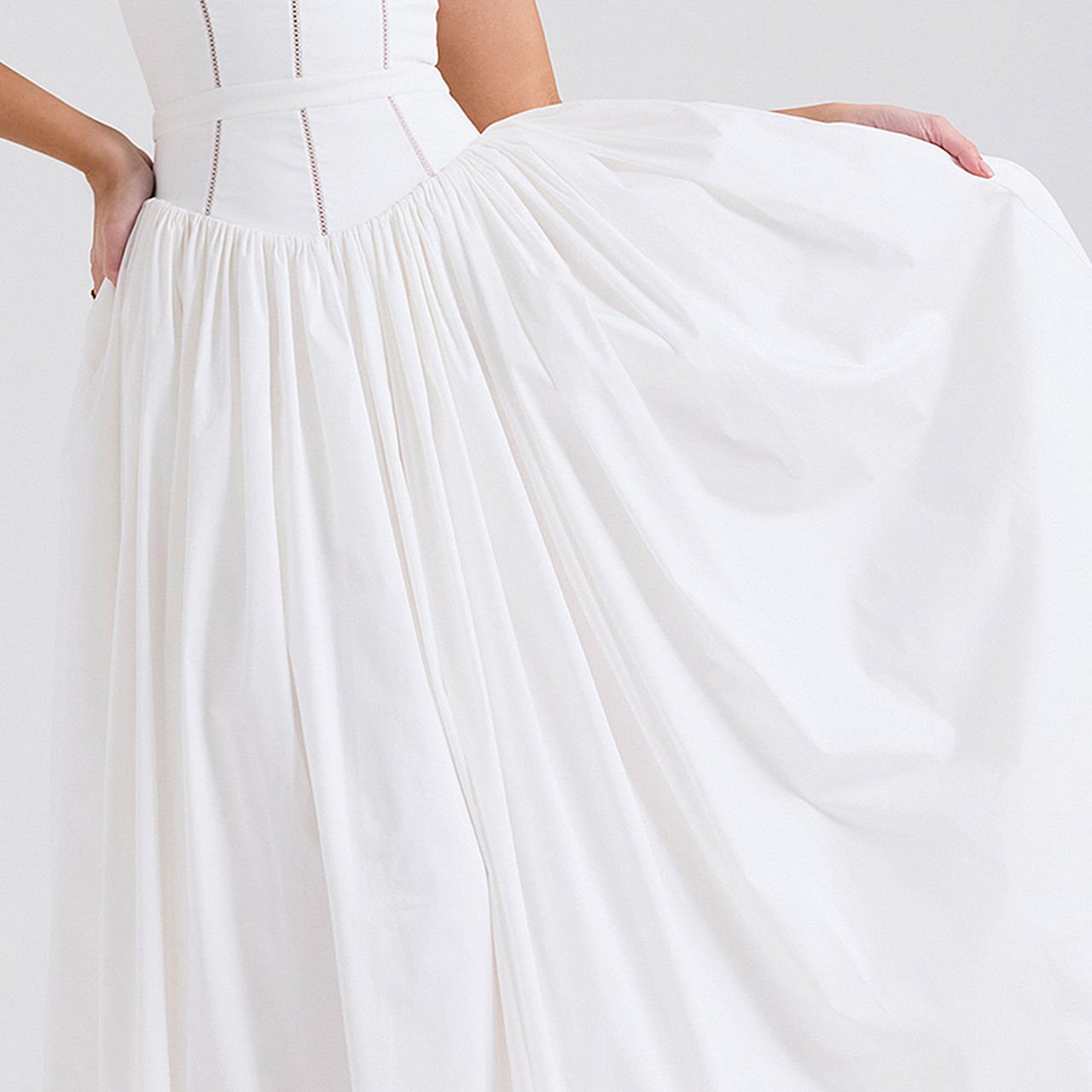 Velnoir™ Seraphina Corsage Midi Dress - Velnoir™