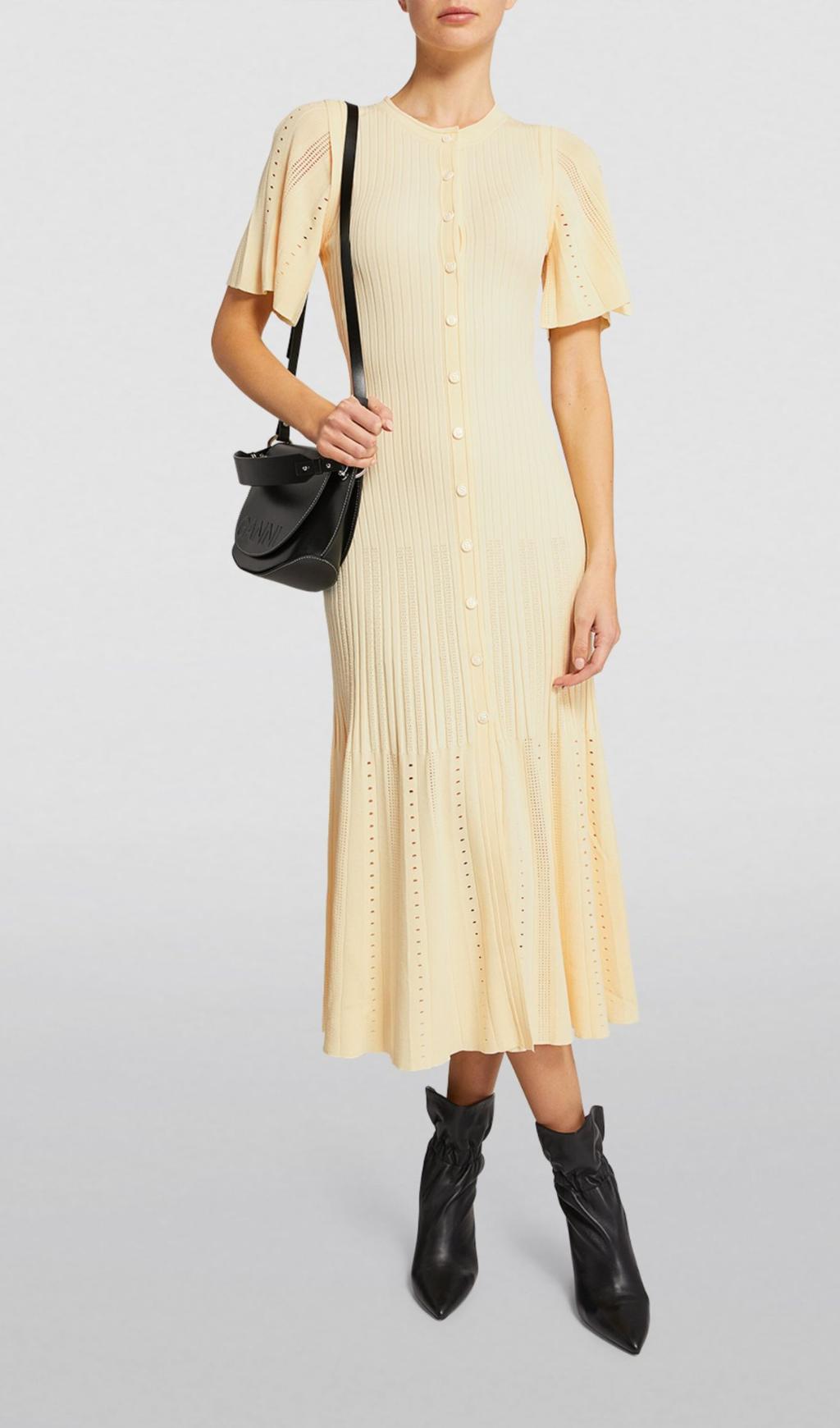 Velnoir™ Soléne Flouncé Dress - Velnoir™