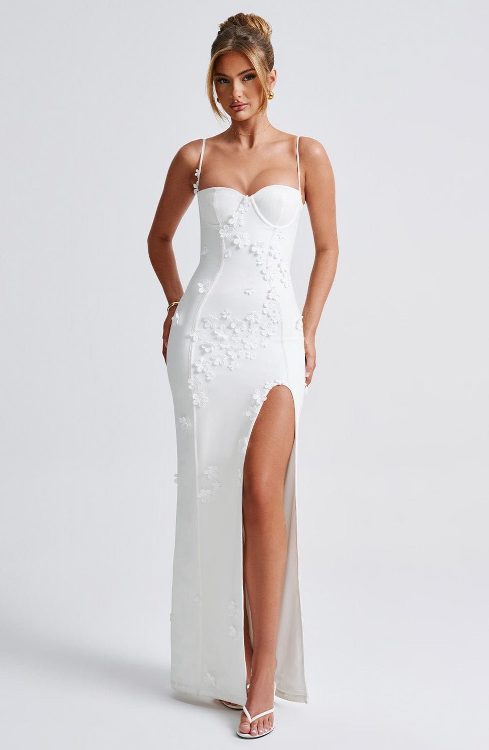 Velnoir™ Valmont Fleurée Maxi Dress - Velnoir™