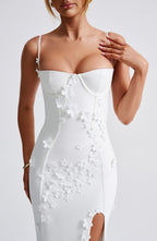 Velnoir™ Valmont Fleurée Maxi Dress - Velnoir™